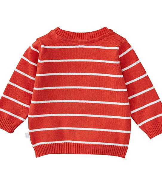 Boys' Moustache Knit Jumper