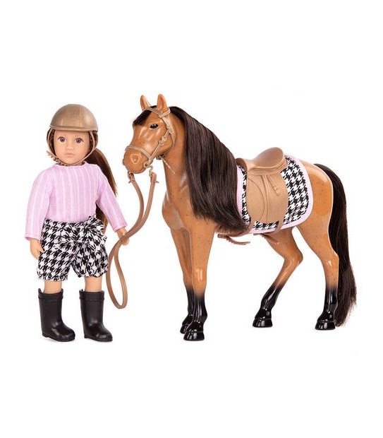 Lori 6" Riding Doll & Horse - Celia & Cinnamon