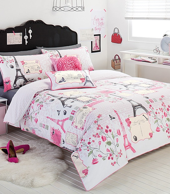 Paris Charm Quilt Cover Set