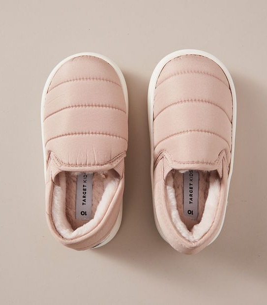 Kids Youth Quilted Slippers