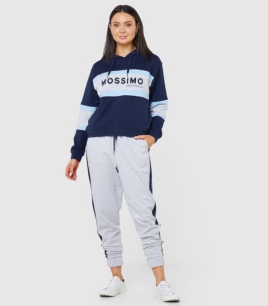 Mossimo Legacy Side Panel Terry Trackpants - Grey