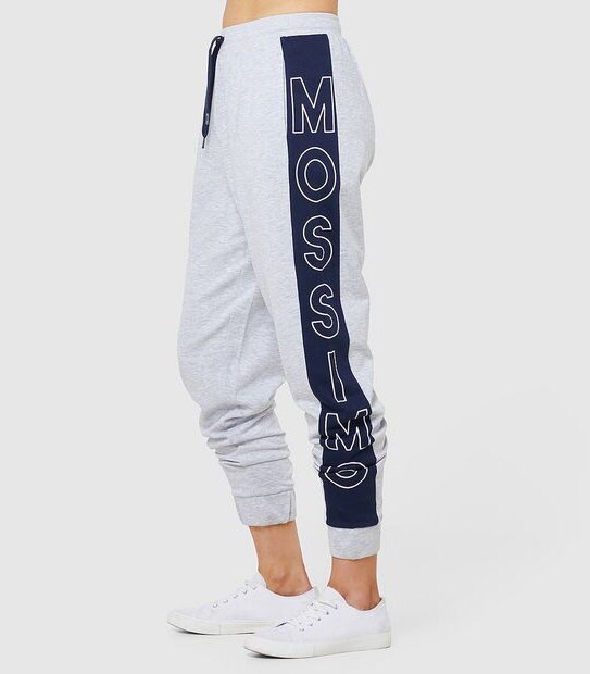 Mossimo Legacy Side Panel Terry Trackpants - Grey