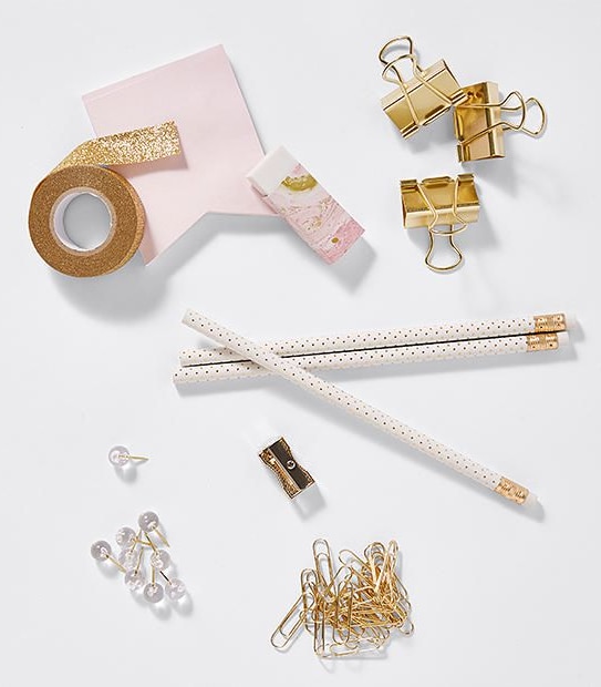 Ice Gold Stationery Set