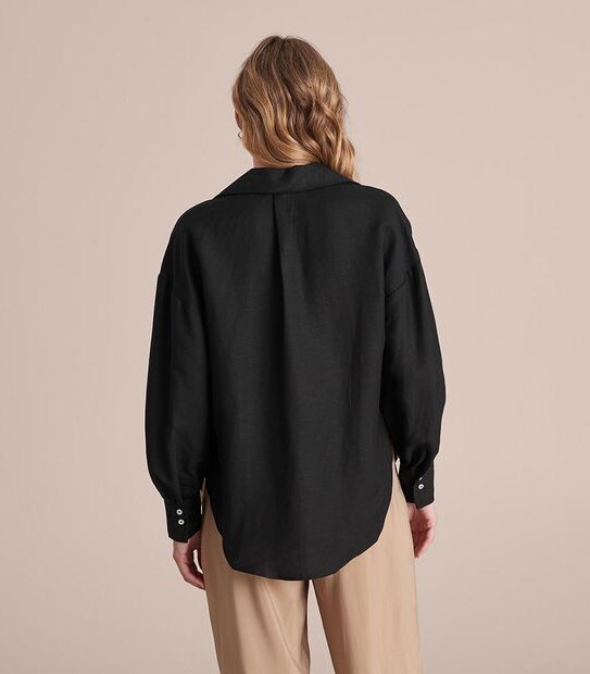 Preview Linen Blend Popover Shirt