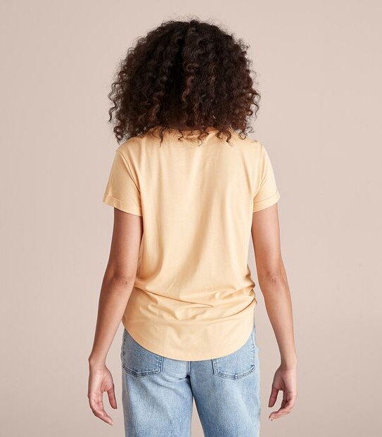 Cotton/Modal Relaxed Crew T-Shirt