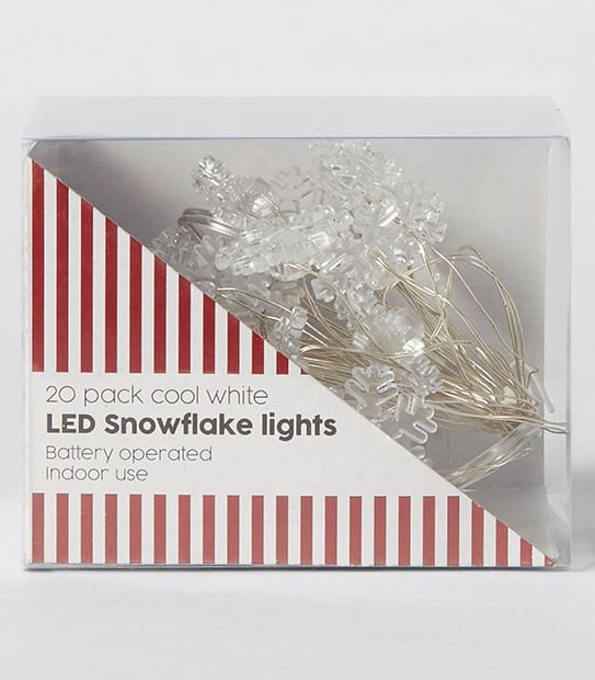 Target 20 LED Snowflake Lights