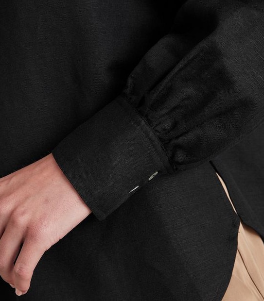 Preview Linen Blend Popover Shirt