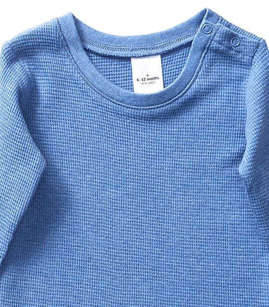 Baby 2 Pack Long Sleeve Thermal Waffle T-Shirts 4 of 5
