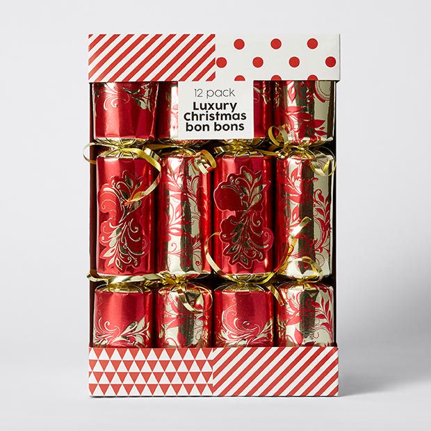 luxury 12 pack christmas bon bons gold red target australia bon bon christmas
