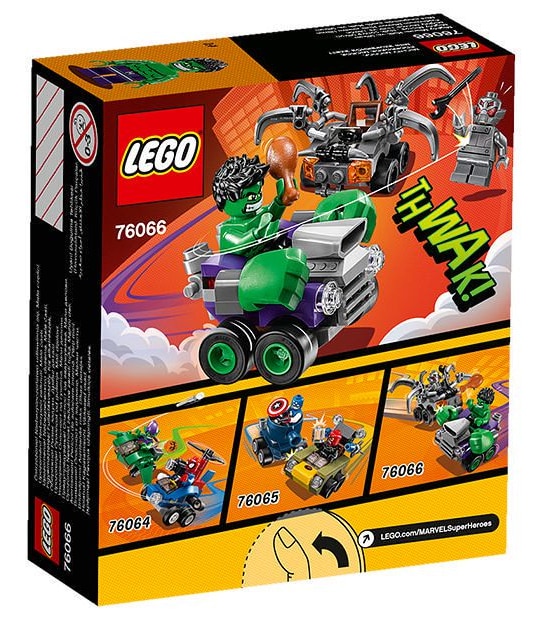 LEGO&reg; Marvel Super Heroes Mighty Micros: Hulk Vs. Ultron 76066