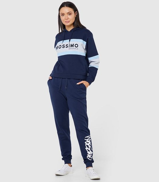 Mossimo Script Trackpants - Navy Blue