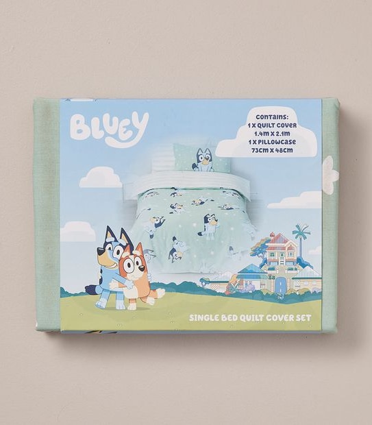 Bluey Star Quilt Cover Set