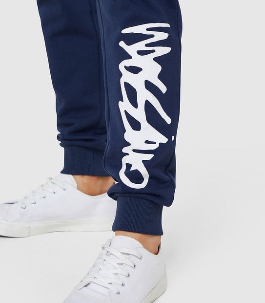 Mossimo Script Trackpants - Navy Blue