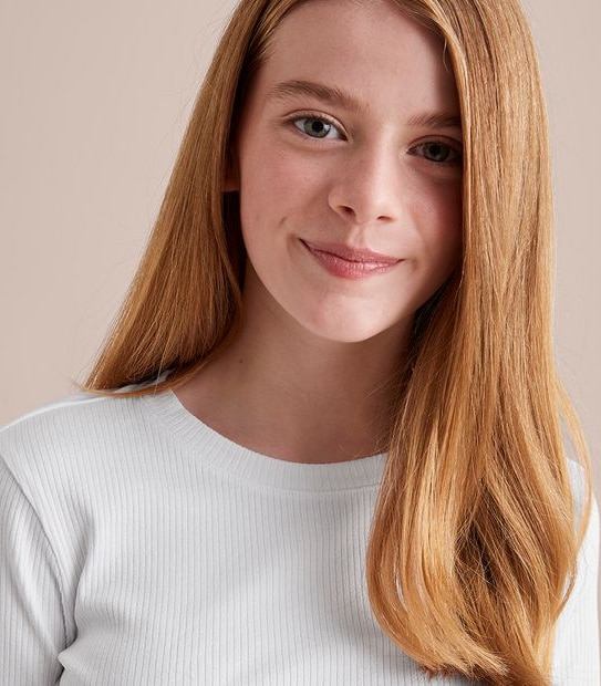 Rib Long Sleeve Top