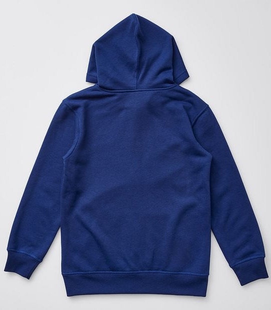 Zip Through Fleece Hoodie - Blue