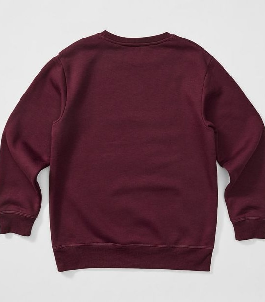 Crew Neck School Jumper - Burgundy
