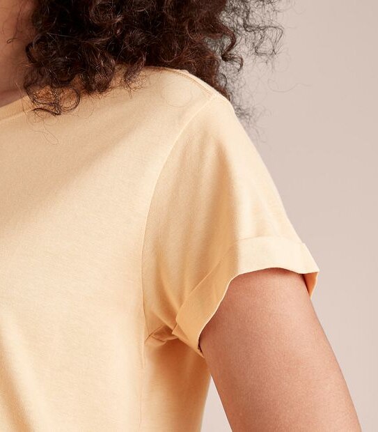 Cotton/Modal Relaxed Crew T-Shirt