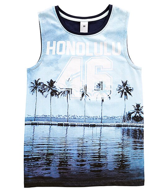 Honolulu Print Tank Top
