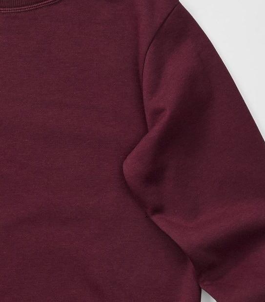Crew Neck School Jumper - Burgundy