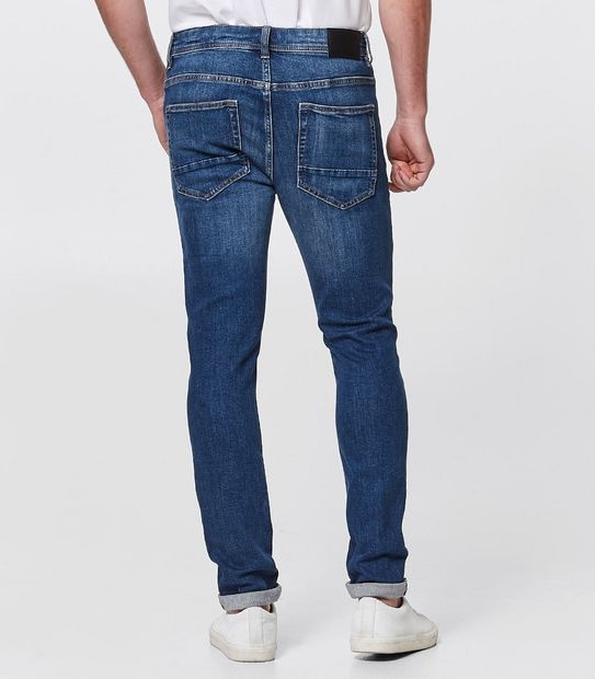 DENIM Austin Skinny Jeans - Mid Blue