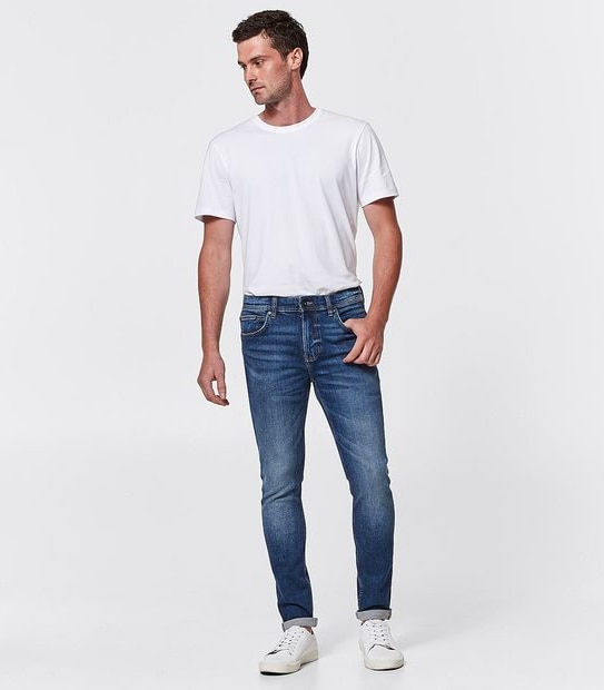 DENIM Austin Skinny Jeans - Mid Blue