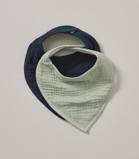 2 Pack bub. Bandana Bibs