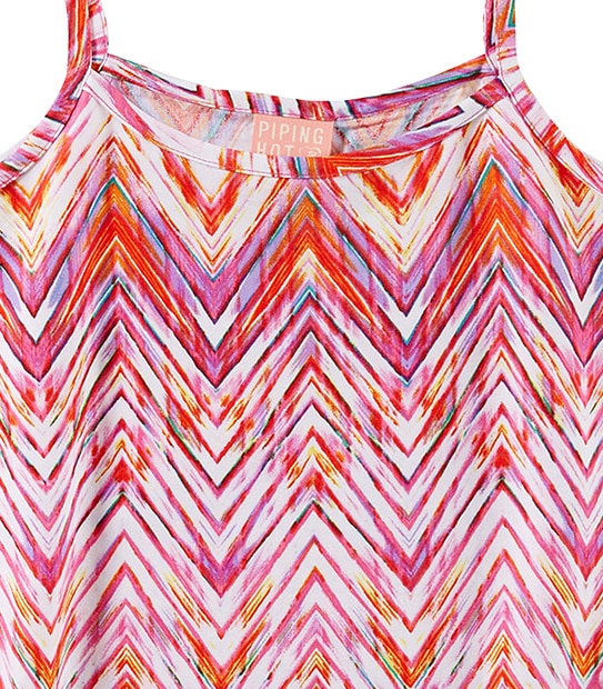 Girls' Piping Hot Layer Singlet Top