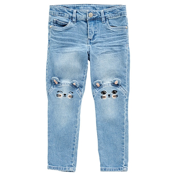 Bunny Knee Blue Denim Jeans Bunny Knee Blue Denim Jeans