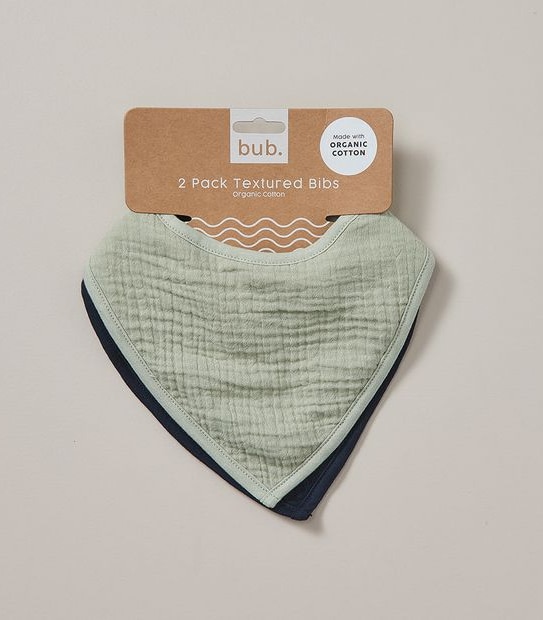 2 Pack bub. Bandana Bibs