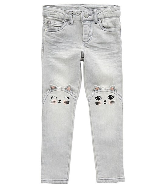 Cat Knee Denim Jeans