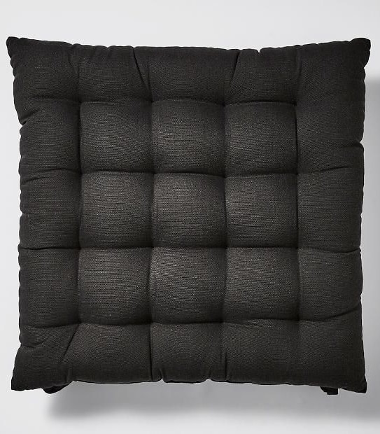 Plain Seat Pad -  Black