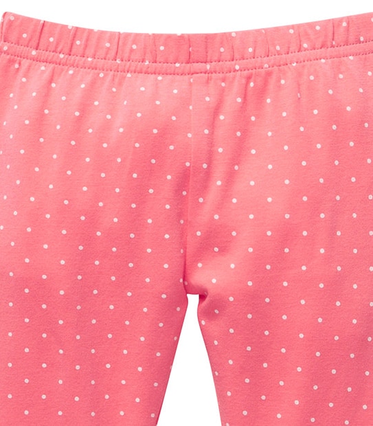 Newborn Stretch Pants - Coral Spot 2 of 2
