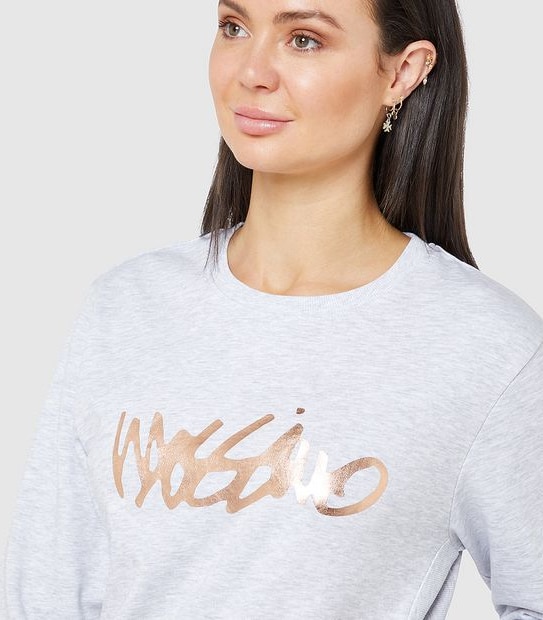 Mossimo Team Fleece Crew Neck Jumper - Grey