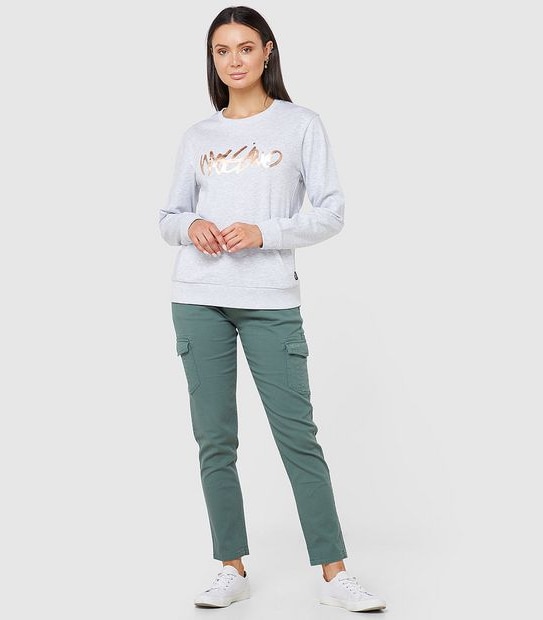 Mossimo Team Fleece Crew Neck Jumper - Grey