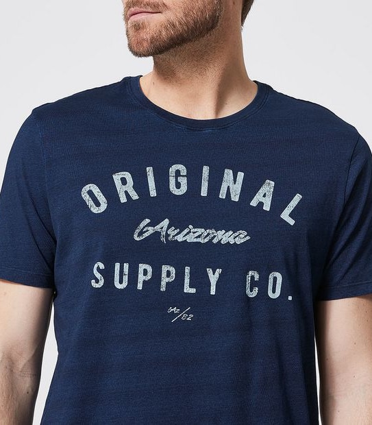 Printed T-Shirt - Indigo