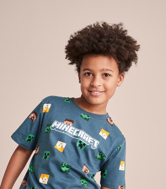 Minecraft Cotton Pyjama Set