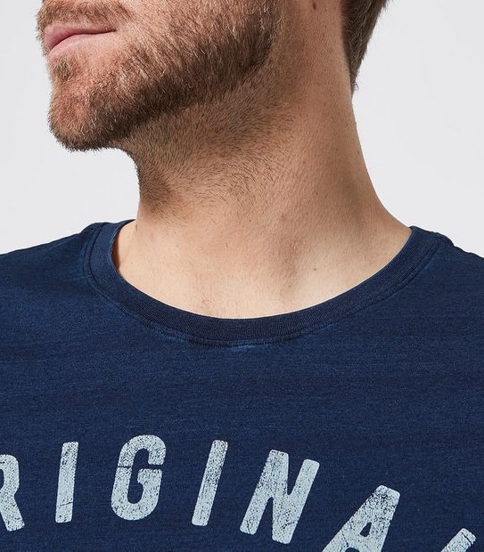 Printed T-Shirt - Indigo