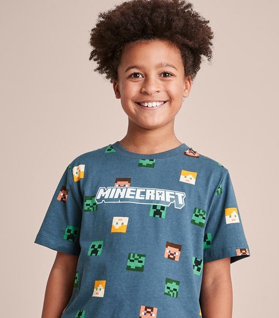 Minecraft Cotton Pyjama Set