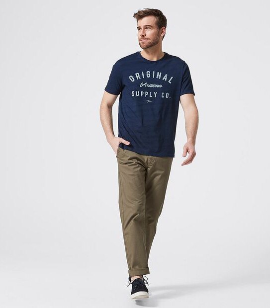 Printed T-Shirt - Indigo