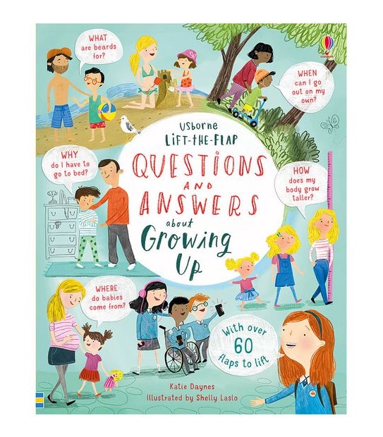 Questions & Answers About Growing Up - Lift-The-Flap