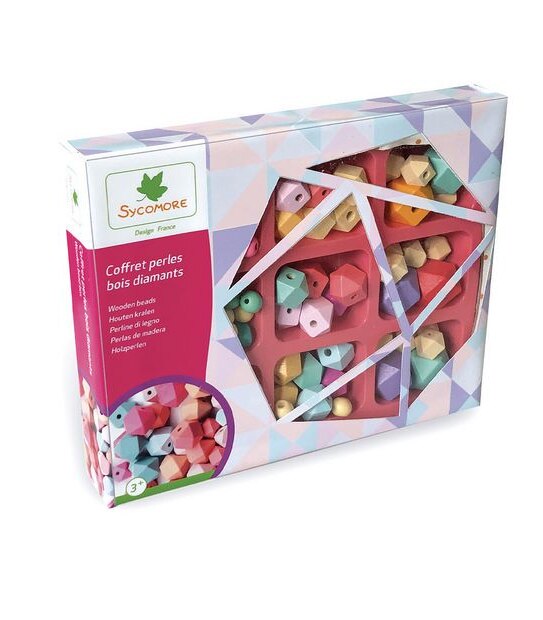 Perles Wooden Beads - Diamonds