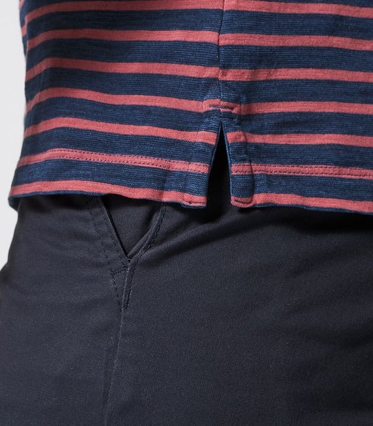 Stripe T-Shirt - Red & Indigo