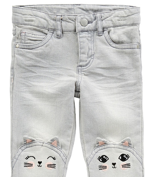 Cat Knee Denim Jeans