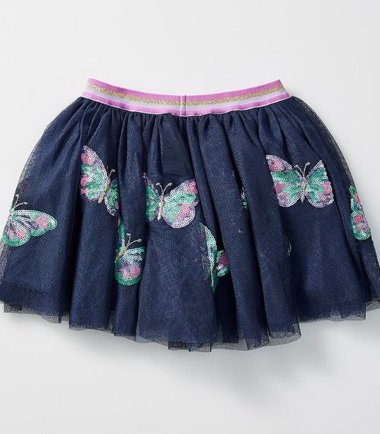 Mesh Sequin Skirt