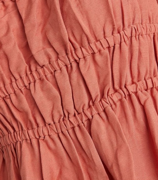 Preview Shirred Midi Sundress