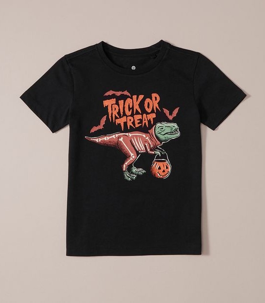 Halloween Glow-In-The-Dark Dinosaur T-shirt