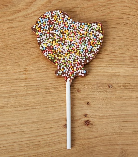 The Fabulous Food Company Easter Shaped Milk Chocolate Rainbow Speckled Lollipop 35g 3 of 4