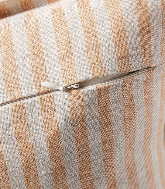 Gigi Striped Linen Cushion
