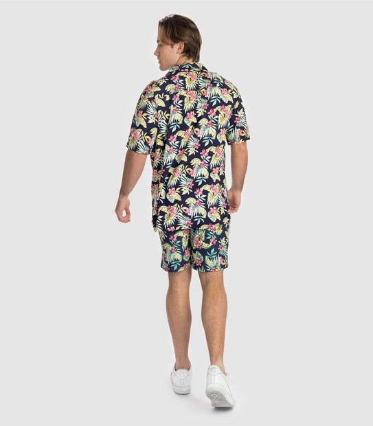 Piping Hot Palms Resort Shirt