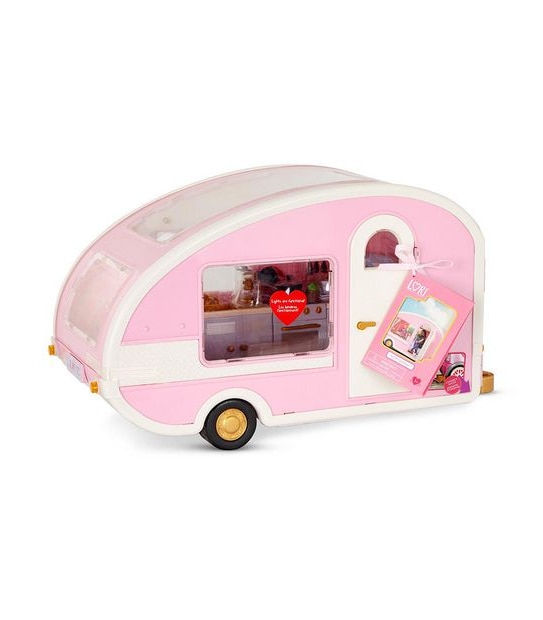 Lori Roller Glamper - Pink Camper for 15cm Dolls